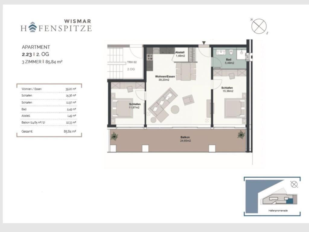 Ferienwohnung Hafenspitze App. 23 Wißmar Exterior foto